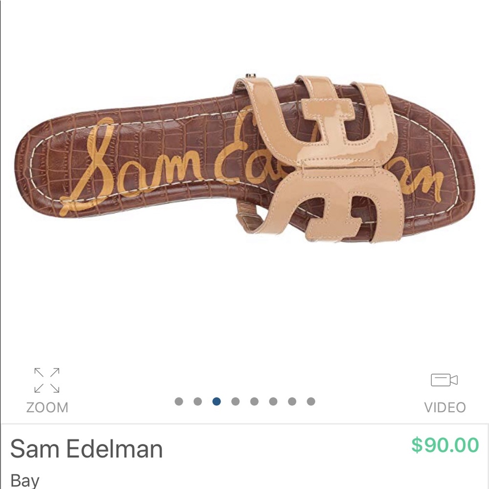 Sam Edelman Bay, almond patent